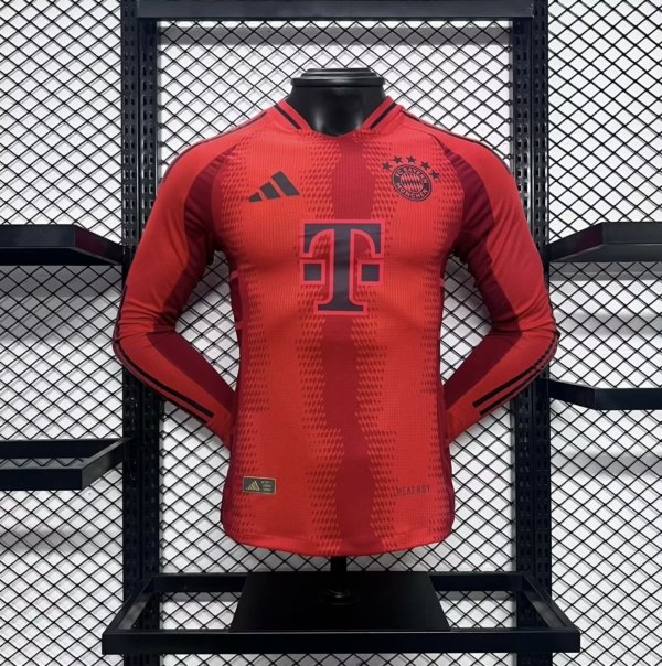 Bayern Munich Local 24/25 Versión jugador Manga Larga