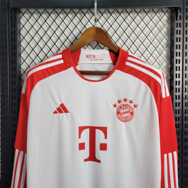 Bayern Munich Local 23/24 Fan Manga Larga - Image 2