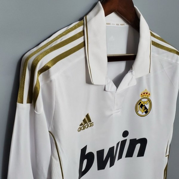 Retro Real Madrid Local 11/12 Manga Larga - Image 2