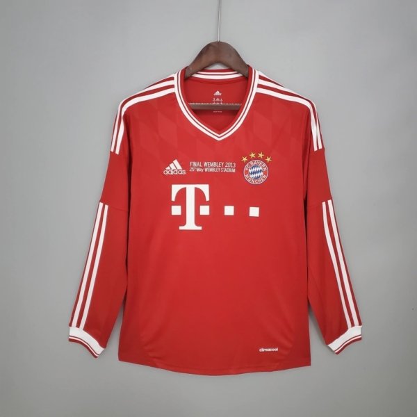 Retro Bayern Munich Final Champions 12/13 Manga Larga