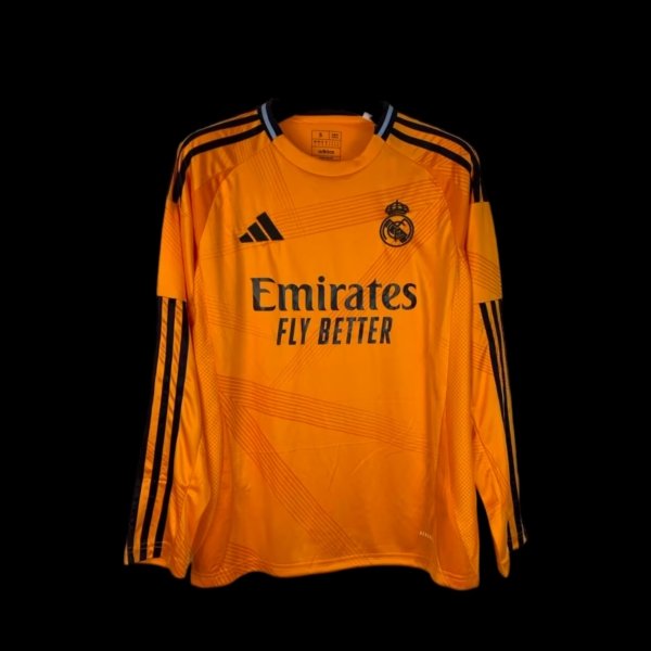 Real Madrid Visitante 24/25 Versión Fan Manga Larga