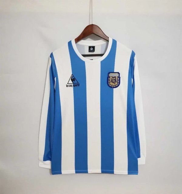 Retro Argentina Local 1986 Manga Larga