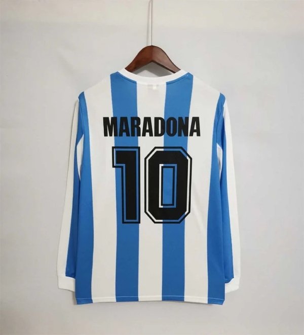 Retro Argentina Local 1986 Manga Larga - Image 7