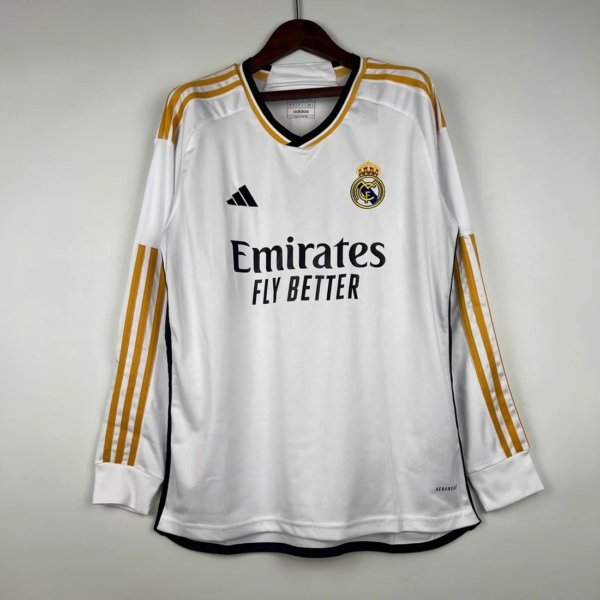 Real Madrid Local 23/24 Versión Fan Manga Larga