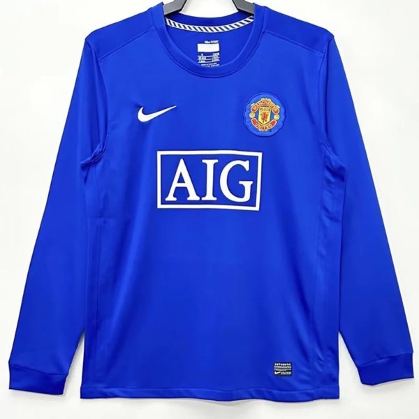 Retro Manchester United Tercer 07/08 Manga Larga