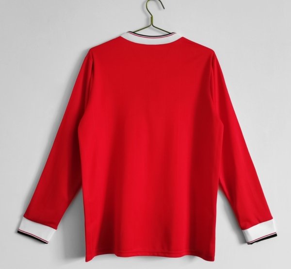 Retro Manchester United Local 83 Manga Larga - Image 6