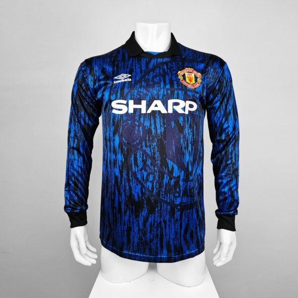 Retro Manchester United Visita 92/93 Manga Larga