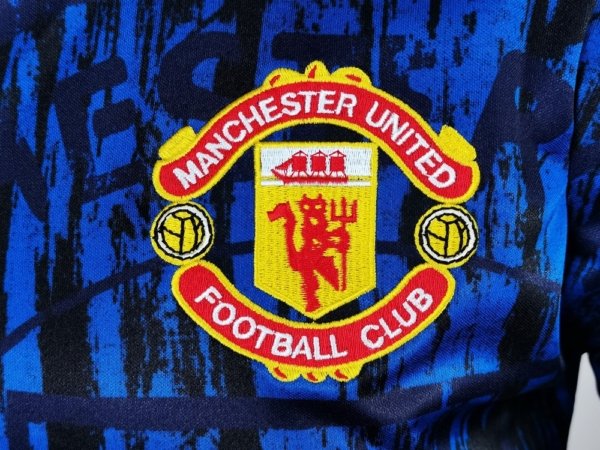 Retro Manchester United Visita 92/93 Manga Larga - Image 3