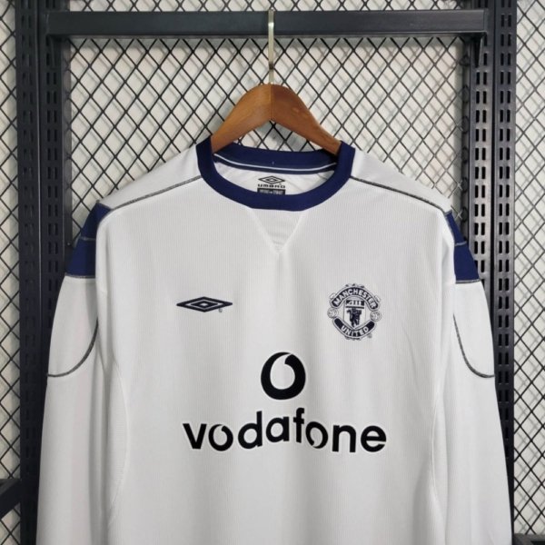 Retro Manchester United Visita 99/00 Manga Larga - Image 2