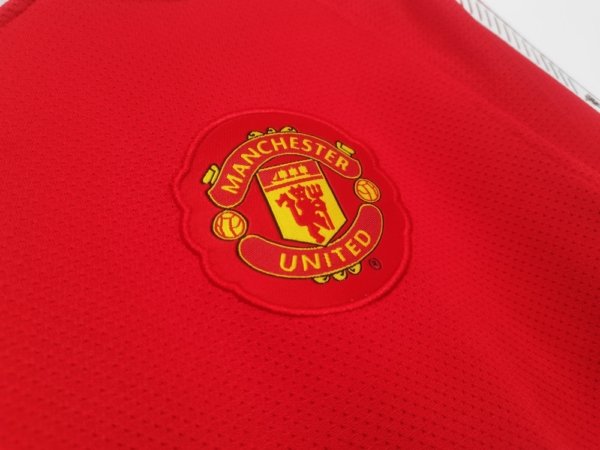 Retro Manchester United Local 10/11 Manga Larga - Image 3