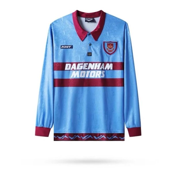 Retro West Ham Visita 95/97 Manga Larga