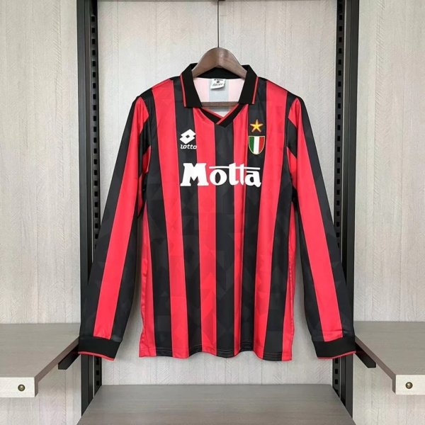 Retro AC Milán Local 93/94 Manga Larga