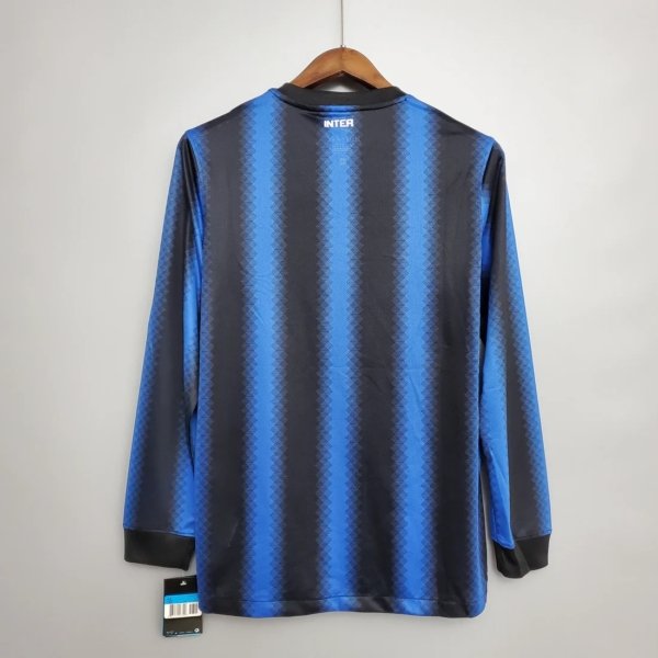 Retro Inter Milan Local 10/11 Manga Larga - Image 6