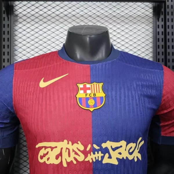 Barcelona x Travis Scott Local 24/25 Versión Jugador - Image 2