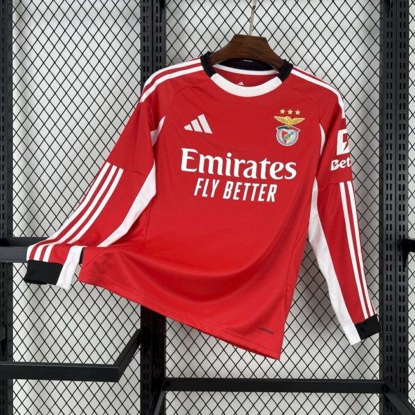 Benfica Local 25/26 Manga Larga Version Fan