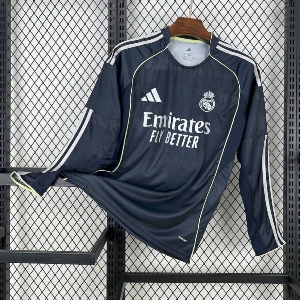 Real Madrid Visita 25/26 Manga Larga Version Fan