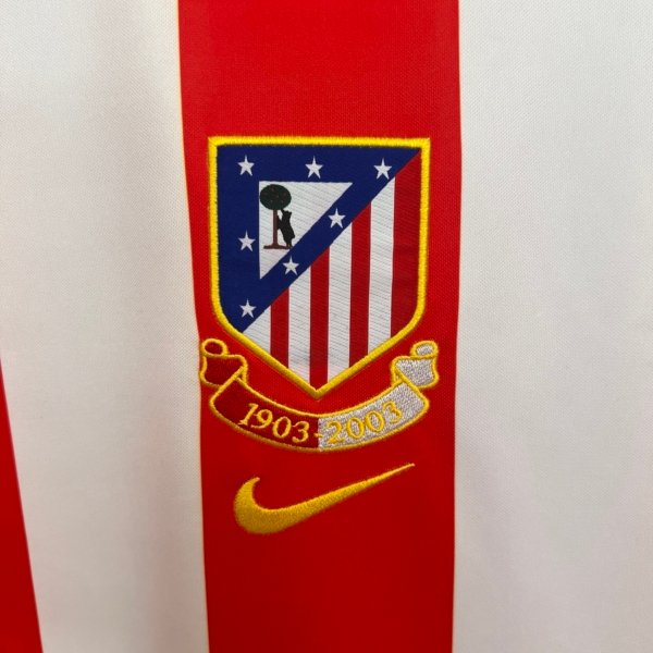 Retro Atletico Madrid 03/04 Centenario - Image 3