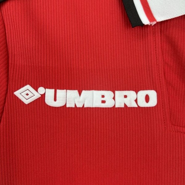 Retro Manchester United Local 98/99 Manga Larga - Image 2
