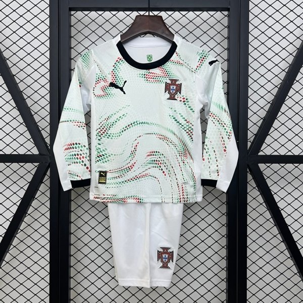 Portugal Visita 25/26 Manga Larga Kit Niño