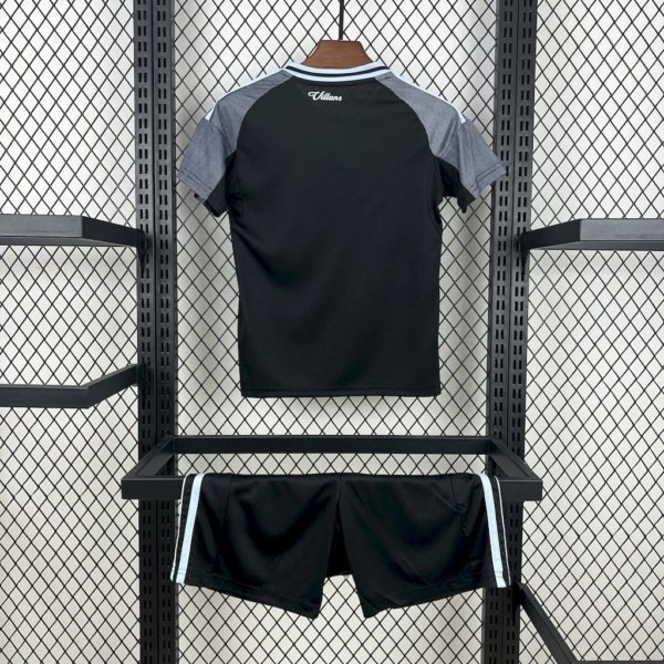 Aston Villa Visita 25/26 Kit Niño - Image 2