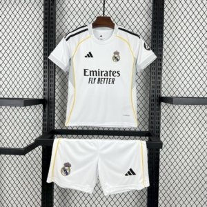 Real Madrid Local 25/26 Kit Niño