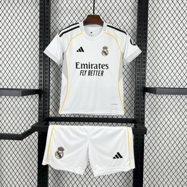 Real Madrid Local 25/26 Kit Niño