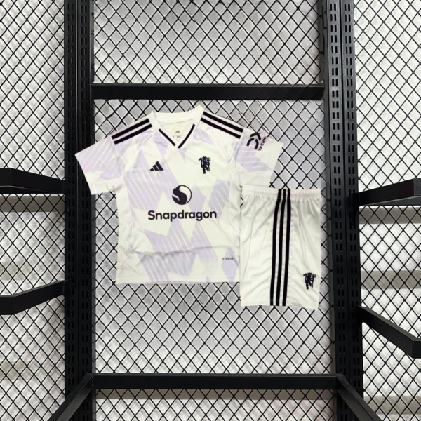 Manchester United Visita 25/26 Kit Niño