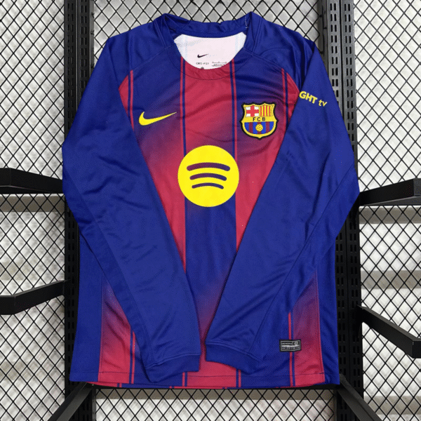 Barcelona Local 25/26 Manga Larga Versión Fan