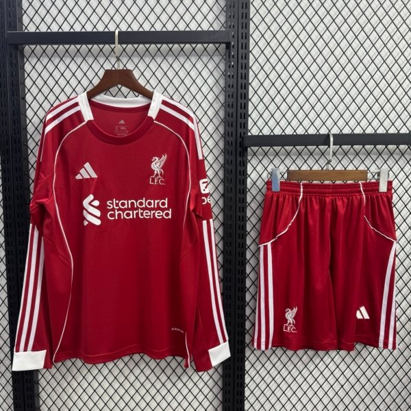 Liverpool Local 25/26 Manga Larga Kit Adulto