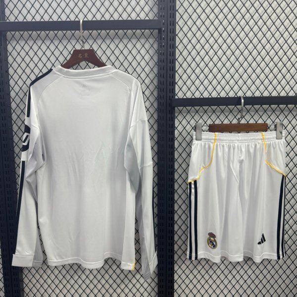 Real Madrid Local 25/26 Manga Larga Kit Adulto - Image 2